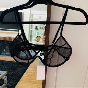 Plumeria Fishnet Bra